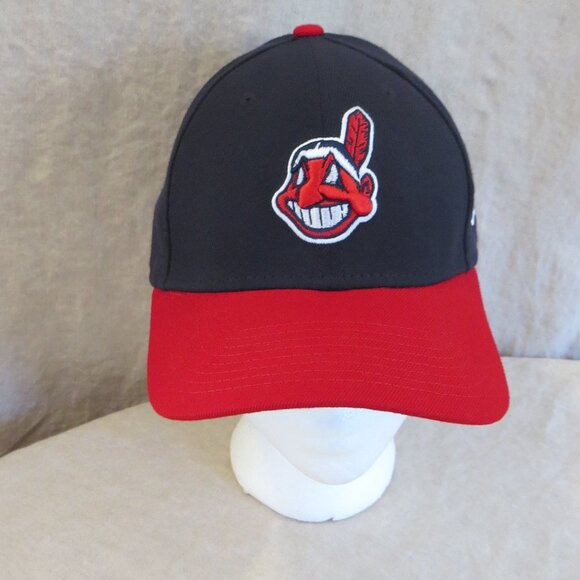 Cleveland Indians Authentic New Era 39Thirty Fitted Cap SMALL/MEDIUM 6 7/8 - Picture 2 of 14